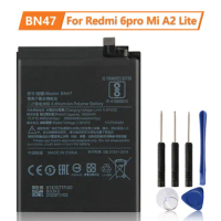 New Replacement Battery BN47 For Xiaomi RedMi6 Pro Redmi 6 pro Mi A2 lite Rechargeable Phone Battery 3900mAh