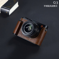 [Brand-new] handwork photo camera genuine leather cowhide bag body  case for Leica Q Q3 QP Q3 typ116