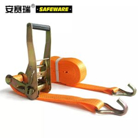 安賽瑞 貨物捆綁帶 2.5cm×5m 固定捆綁帶 載重800kg橘色26269 BJ