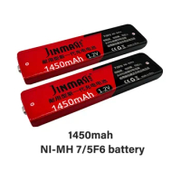2-10pcs 1.2V 7/5F6 67F6 1450mAh Battery Nimh 7/5 F6 Cell for-panasonic for-sony MD CD Cassette Tape Player Gum Lithium Batteries