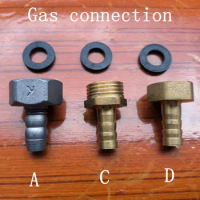 Water heater gas, gas, liquefied gas joint, 4-point internal tooth, pagoda nozzle, green head, air inlet