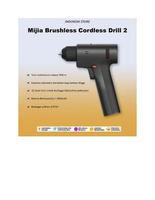 Mijia Brushless Cordless Drill 2 Garansi Resmi