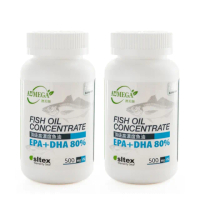 【澳美加AUMEGA】即期品-頂級高濃度魚油軟膠囊100粒2瓶組(Omega-3/EPA/DHA/IFOS/rTG/維他命E)
