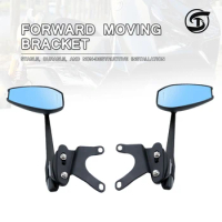 Motorcycle Accessories for Yamaha XMAX300 2023-2024 Professional Modified Rearview Mirror Forward Shift Bracket and Reflector