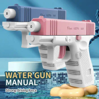 Water Guns Glock Pistol Toy Squirt Guns Blaster for Summer Shooting Games Outdoor Toys Water Blaster Pistol for Kids Adult