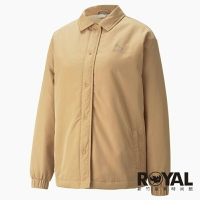 【全館滿額折】 Puma Classics Fashion 流行系列 米色 教練外套 女款 NO.H3925【 53429488】