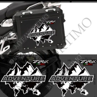 For Benelli TRK502X TRK 502X 502 X Adventure Motorcycle Trunk Luggage Cases Box Panniers Aluminium Top Side Stickers Decal