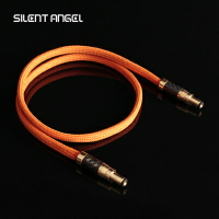 Silent Angel 5VDC 5.5-2.1電源升級線鍍金純銀紫銅20/50/150厘米