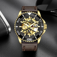 PROMO jam  BELLEDA 9485 Jam Tangan Pria Otomatis Sakelton Anti Air Populer Jam Waterproof Watches