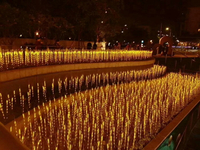 led麥穗燈蘆葦燈 發光地插婚禮草坪裝飾庭院家用公園景觀燈