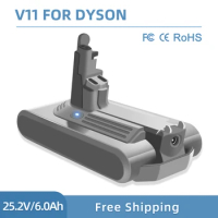 25.2V 5.0Ah Li-ion Battery For Dyson V11 SV14 Vacuum Cleaners Fluffy SV14 V11 Absolute Extra V11 Absolute V11 Animal
