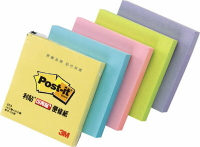 3M利貼 3M便利貼 654 3M可再貼便條紙 /一本入(定43) 75mm x 75mm-有4色可選擇-