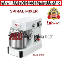 Fomac SMX-D10R Spiral Mixer 10 Liter Pengaduk Adonan Roti Kapasitas Besar Dengan Putaran Ganda SMXD1