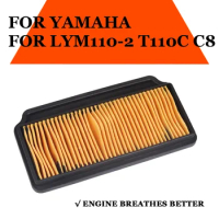Air Filter Cleaner For YAMAHA Crypton R T110 C8 T110C YM110-2 4S9-E4451-00 Air Element Filter Intake Motorcycle Accessories Part