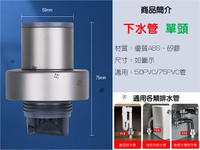 下水管三通頭/單頭 接頭 地漏 排水轉接頭 防蟲 一分二雙控洗衣機角閥 下水器 防臭神器 下水道 洗碗機 洗臉盆 多功能