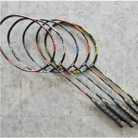 Raket Badminton SLR Bullet - 82G/30 LBS - Paket Lengkap / Hanya Raket Raket Aja,6. merah