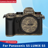 For Panasonic S5 Decal Skin Vinyl Wrap Film Camera Body Protective Sticker Anti-Scratch Protector Coat LUMIX S5