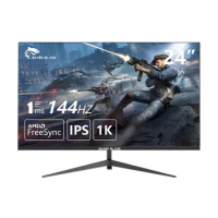 144hz Monitor Gamer 24 Inch IPS Curved LCD Screen Monitor PC HDMI Compatible Monitor for Computer Displays for Desktop 1920*1080