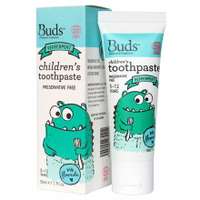 Buds 芽芽有機 兒童含氟牙膏-薄荷50ml (3-12歲)【悅兒園婦幼生活館】