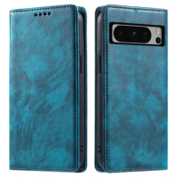 For Google Pixel 8 Pro Case Luxury Leather Wallet Flip Magnetic Case For Google Pixel 8 Phone Case
