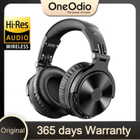 Oneodio Pro-C Wireless Headphones 110H PlayTime, Bluetooth 5.2, Foldable Comfortable Fit, Deep Bass Stereo Earphones with Mic