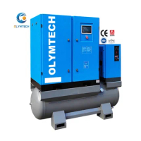 Energy Saving Specially For Cutting Machine 16bar 10bar 8bar Screw Air Compressor With Dryer Industrial Compressors