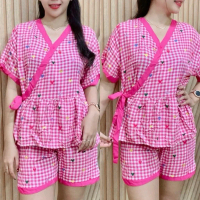 SET KIMMY KIMONO CELANA PENDEK RAYON PREMIUM VISCOSE BUSUI BUMIL
