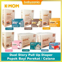K-MOM Diaper Pants Popok Celana - Karton Isi 3 - L34 XL32 XXL30 XXXL28 XXXL 28