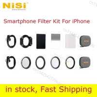 Nisi Smartphone Filter Kits For iPhone BLack Mist 1/4 True Color ND-VARIO 1-5 Stops Quick Bayonet Mount Landscape Kit