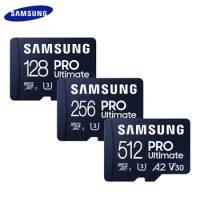 Original SAMSUNG PRO Ultimate microSDXC Memory Card with USB3.2 Reader Flash TF Card 128GB 256GB 512GB Max 200Mb/s Micro SD Card