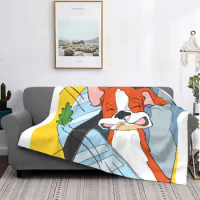 German Boxer Open Car Window New Selling Custom Print Flannel Soft Blanket German Boxer Puppy German Boxer Puppy German Boxer