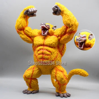40cm Dragon Ball Z Anime Figures Golden Ape Gorilla Action Figure Oozaru Gorilla War Damage Statue Pvc Model Periphery Toy Gift