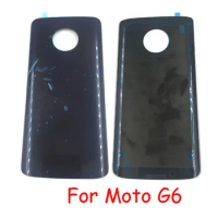 AAAA Quality 10PCS For Motorola Moto G6 Back Cover Battery Case Housing Replacement Parts