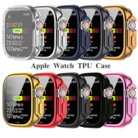 Watch Case For Apple watch Ultra 49mm Soft TPU anti drop scratch shell For iwatch 45mm 41mm 44mm 40mm 42mm 38mm 8 7 6 5 4 3 2 SE