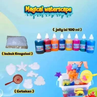 Magical Waterscape Mainan Edukasi Anak Cetakan Jelly Mainan Air DIY bubuk koagulasi