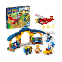 【LEGO 樂高】音速小子系列 76991 Tails的工作間與龍捲風號飛機(玩具積木 禮物)