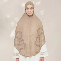 DOA Indonesia - Baiti Renjana Khimar Syari - Soft Brown Simplicity