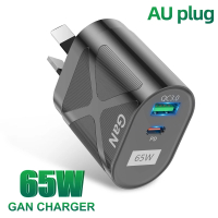 Gtwin 65W gan Australian charger NewZealand au plug USB C phone fast charging adapter type C travel
