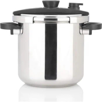 Zavor EZLock Stove Top Pressure Cooker 12 Quart - Canning Ready, Stainless Steel, Multi Pressure Levels, Easy Locking, Induction