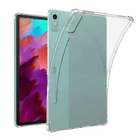 For Lenovo Tab P12 12.7 2023 Case Clear TPU Back Shell For Xiaoxin Pad P12 12.7 inch TB370FU TB371FC 4 Air Bags Shockproof Cover