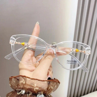 BJ Spec Cat Eye Women Spec New European American Trendy Cat Eye Glasses Fashion Casual Eyewear Eyegl