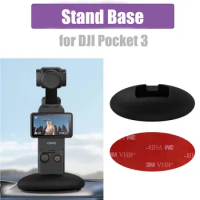 Camera Mount For DJI Pocket 3 Desk Stand Mount Base Holder Silicone Support For DJI Pocket 3 Action Camera Accessory