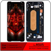 6.59" Original For ASUS ROG 2 Phone 2 ZS660KL LCD Display Screen +Touch Panel Digitizer Frame