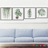 壁貼【橘果設計】植物相框 DIY組合壁貼 牆貼 壁紙 室內設計 裝潢 無痕壁貼 佈置