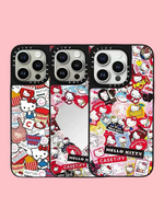 代購CASETiFY?三麗鷗凱蒂貓周年貼紙適用于蘋果16Promax/plus手機殼iphone15promax防摔套14保護13pro女KT貓