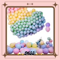 MSS- (COD) Balon Macaron Twist 5 Inch Polos 1 Pcs Balon Ulang Tahun Pastel 12.7cm Ballon Chrome Meta