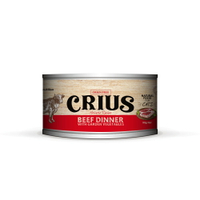 【CRIUS 克瑞斯】天然紐西蘭無穀貓用主食餐罐-風味牛 90G
