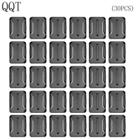 QQT for Gopro Accessories 30 pcs Curved Surface Mount For Go pro Hero12 11 10 9 8 7 6 5for Xiaomi for Yi for SJ4000 for eken h9r