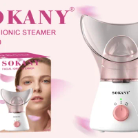 SOKANY1080 face steamer thermal sprayer household beauty instrument negative ion nano water replenisher spray
