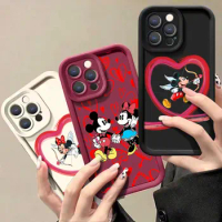 Disney Cupid Mickey Mouse Phone Case For VIVO X100 X90 X80 X70 X60 V30 V29 V27 V27E V25 V23 V23E V20 V15 V11I V25E PRO 5G Cover